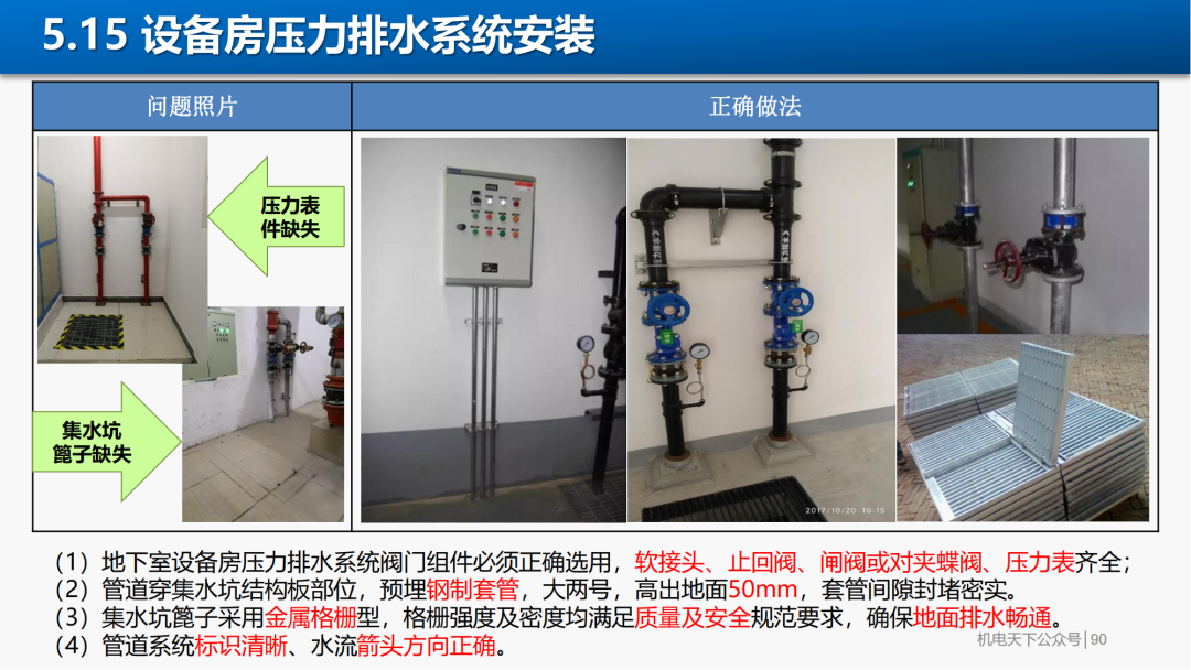 机电安装工程质量验收标准管理手册